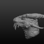Dragon sculpt