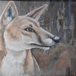 Dingo - acrylic on canvas
